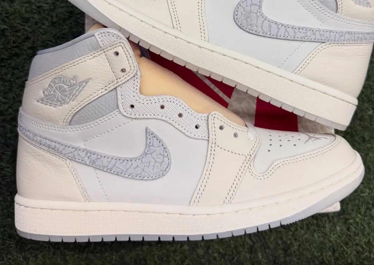 The Air Jordan 1 High OG Dons “Elephant Swooshes” For December 2025