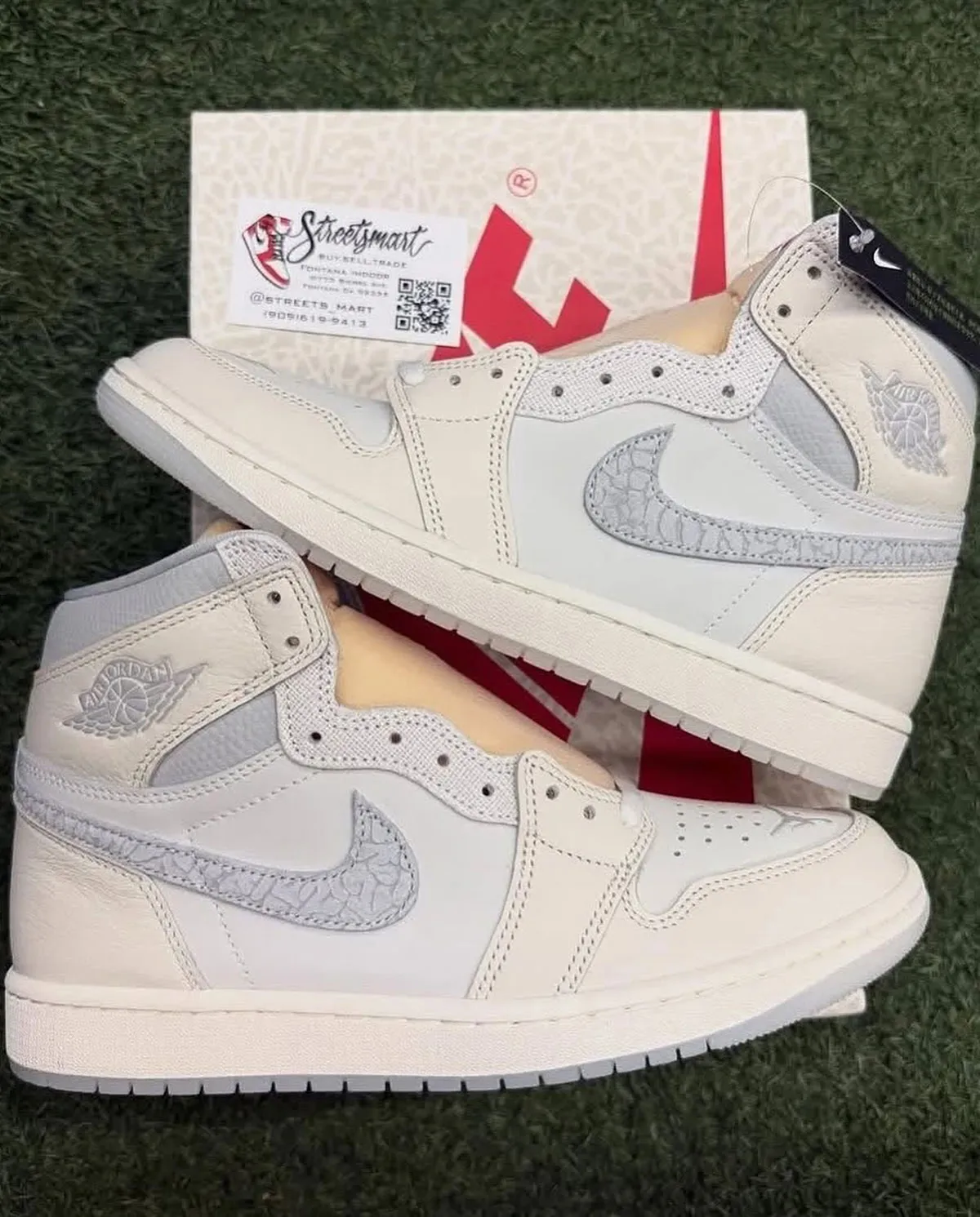Air Jordan 1 High Elephant Swoosh IH4363-100