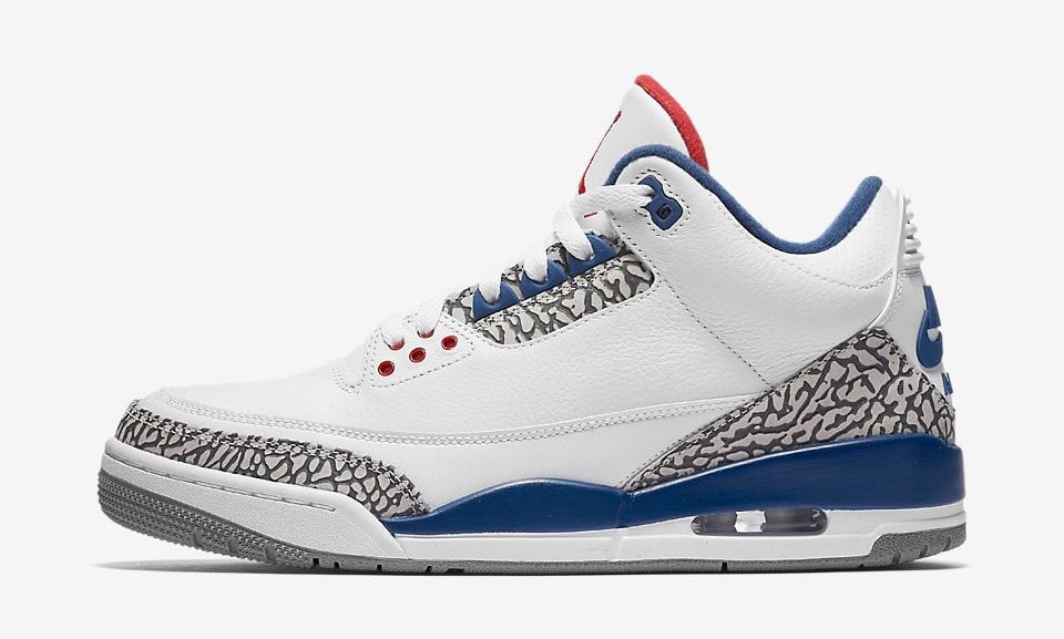 Air Jordan 3 OG True Blue 2016 release