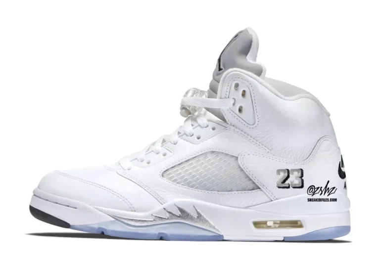 The Air Jordan 5 “White Metallic” Returns for Summer 2026