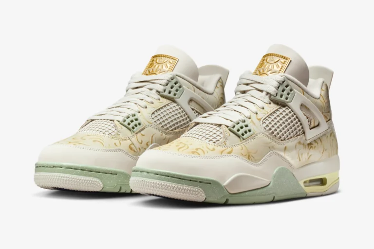 The Air Jordan 4 SE Gets Golden Detailing for the “Somos Eternos” Style