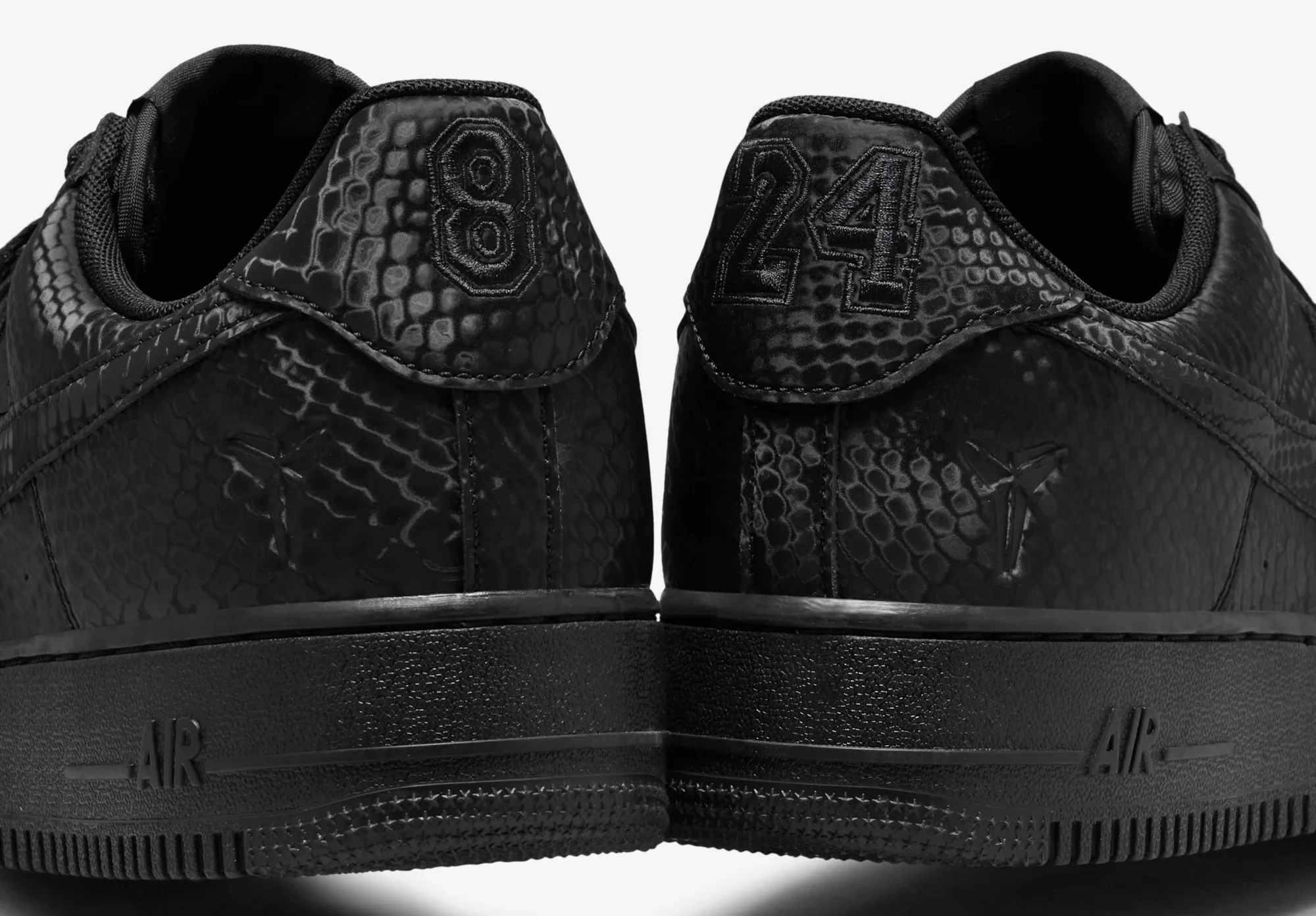 The Kobe x Nike Air Force 1 “Triple Black” Releases in November