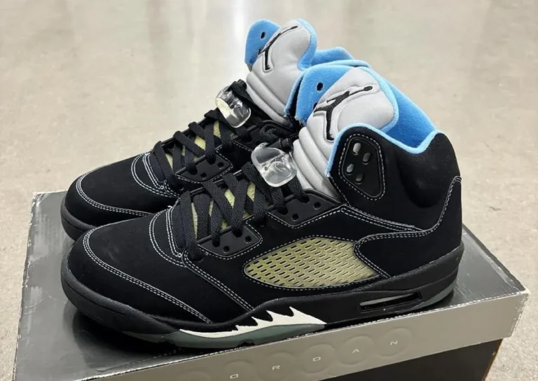 The Air Jordan 5 in Black & University Blue Returns in 2026