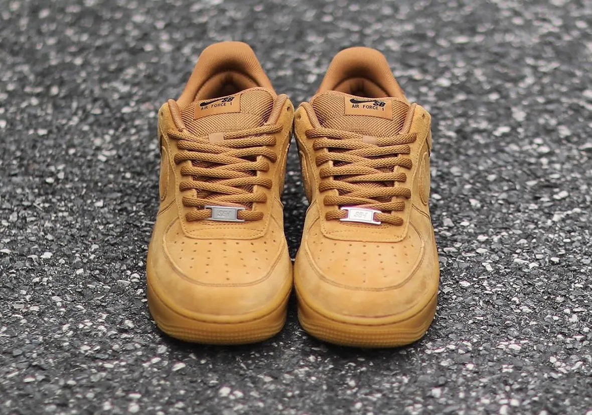 Nike SB Air Force 1 Flax Wheat HM8517-200 6