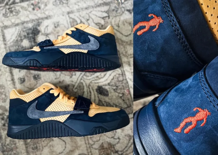 Travis Scott’s Jordan Jumpman Jack Surfaces in the “Michigan” Blue & Gold Palette