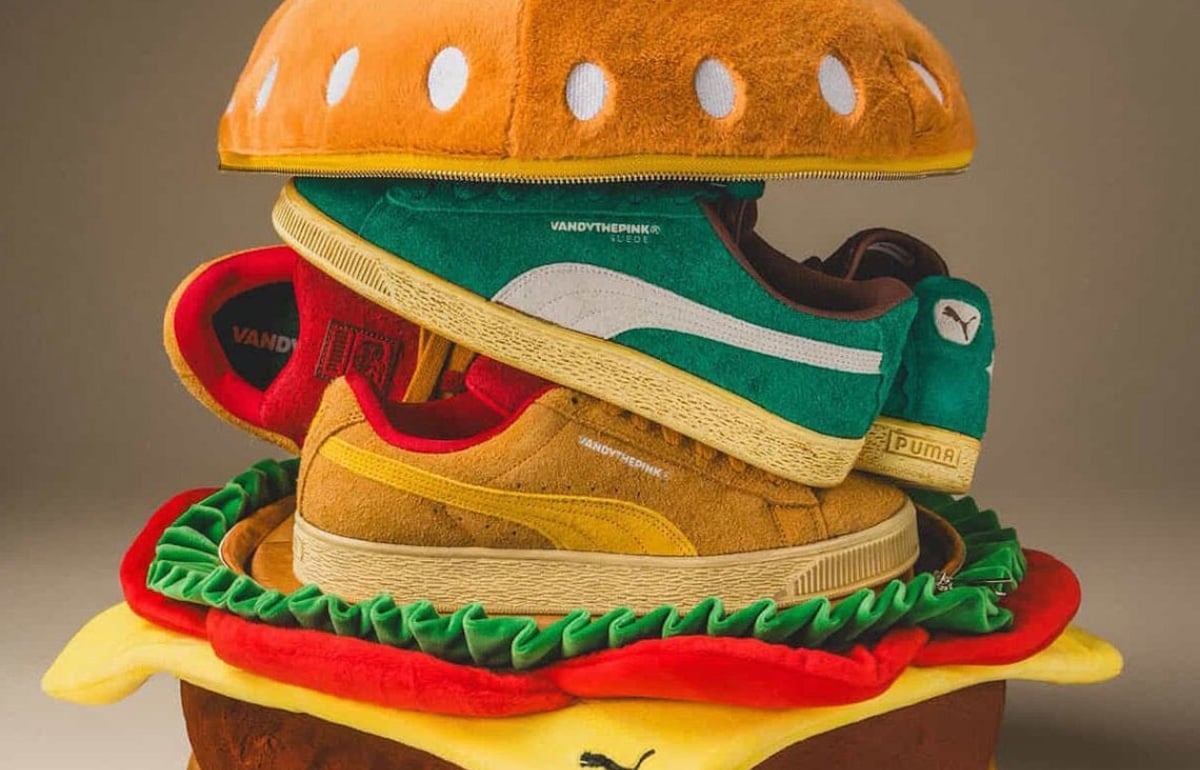 VANDYTHEPINK X PUMA Suede “Burger” Pack Drops Next Week