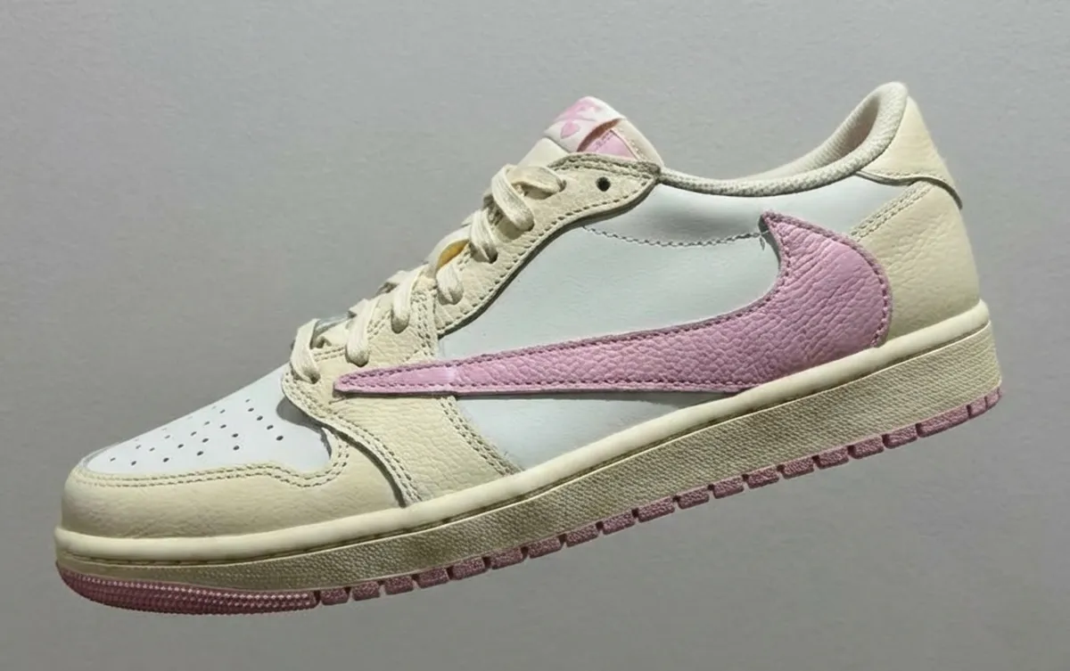 Travis Scott x Air Jordan 1 Low “Sail/Shy Pink” Releases Summer 2026