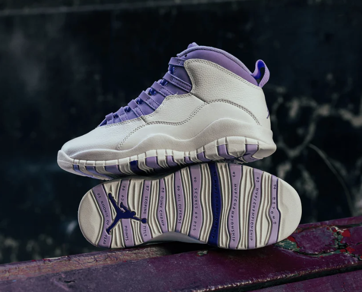 purple jordan 10
