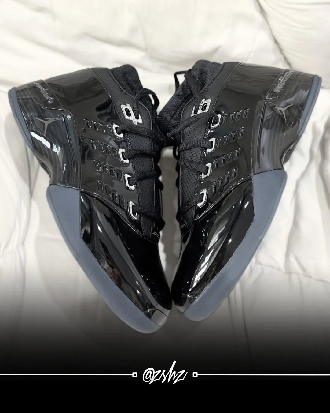 Air Jordan 17 Low Black Patent IV7640-001 2