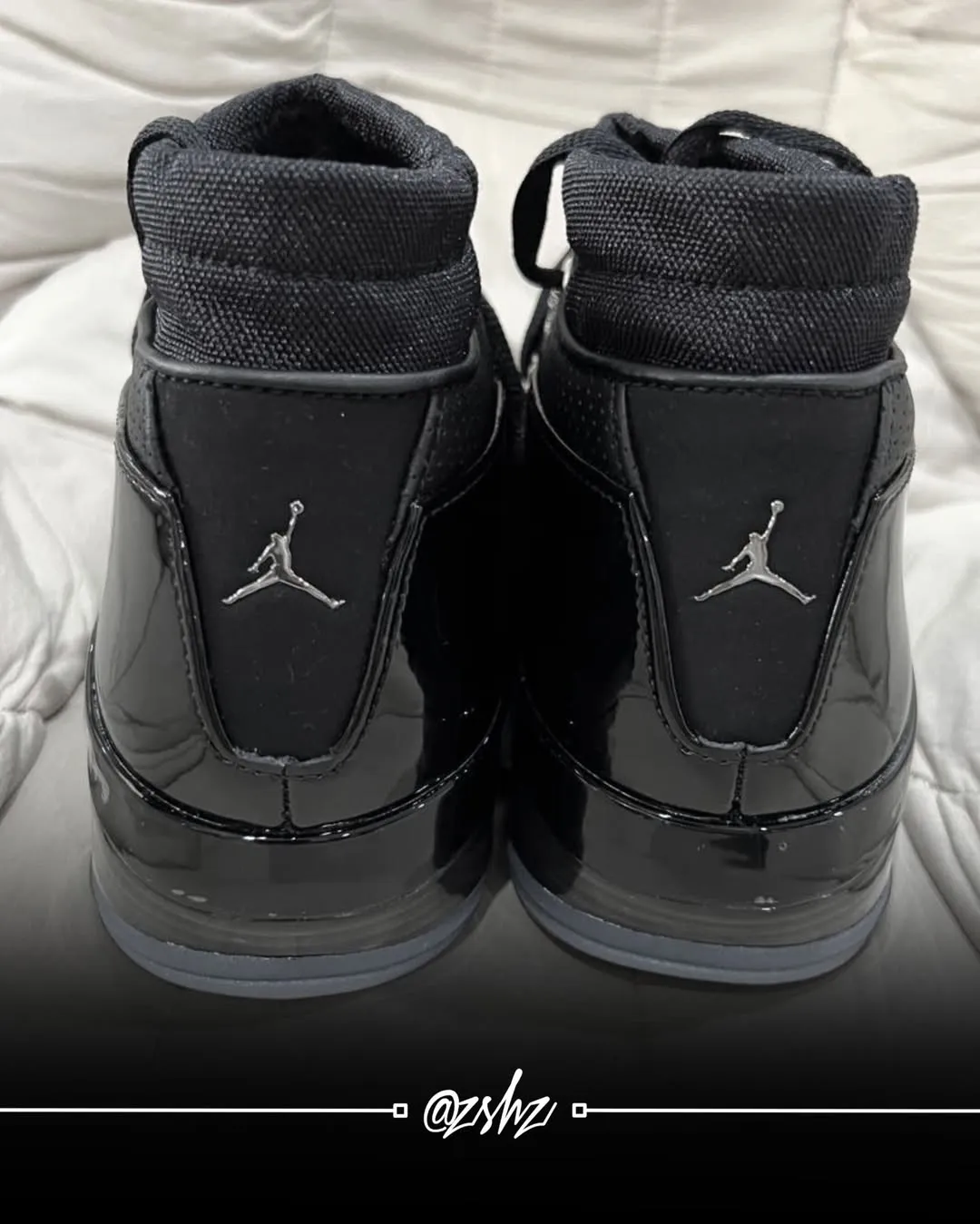 Air Jordan 17 Low Black Patent IV7640-001 3