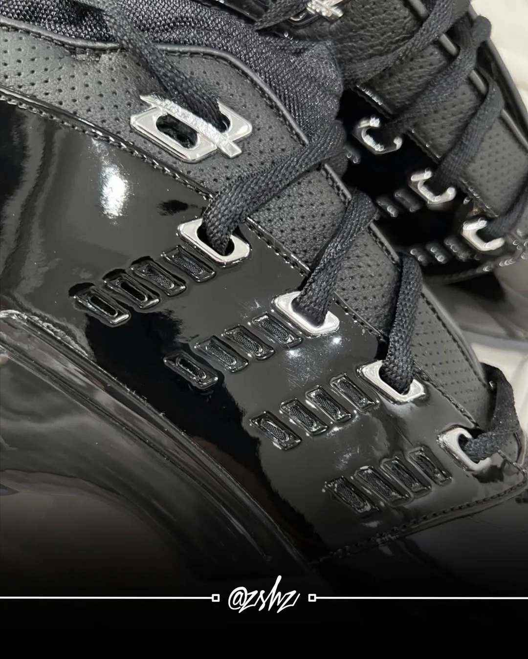 Air Jordan 17 Low Black Patent IV7640-001 5