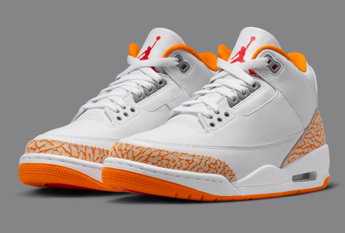 The 2007 Air Jordan 3 “Orange Citrus” Sample Releases Globally in April 2026