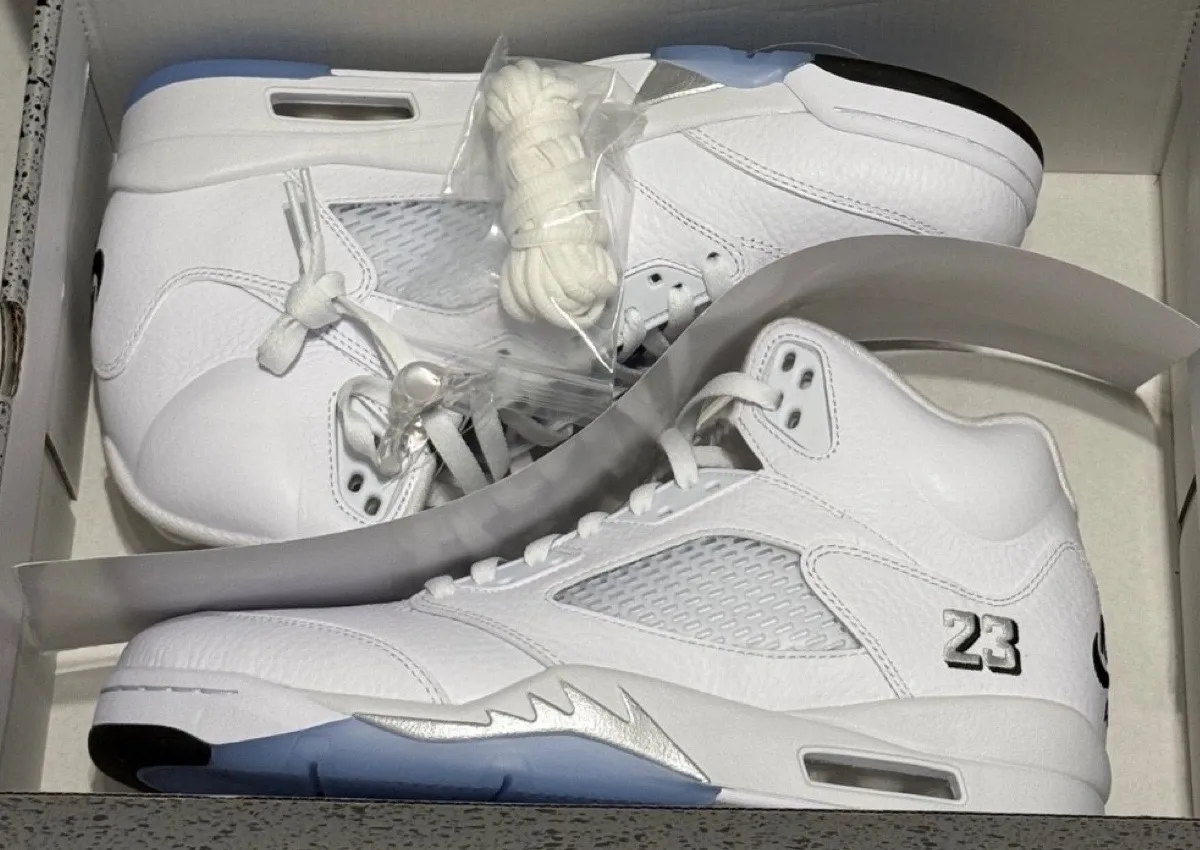 The Air Jordan 5 “White Metallic” Returns for Summer 2026