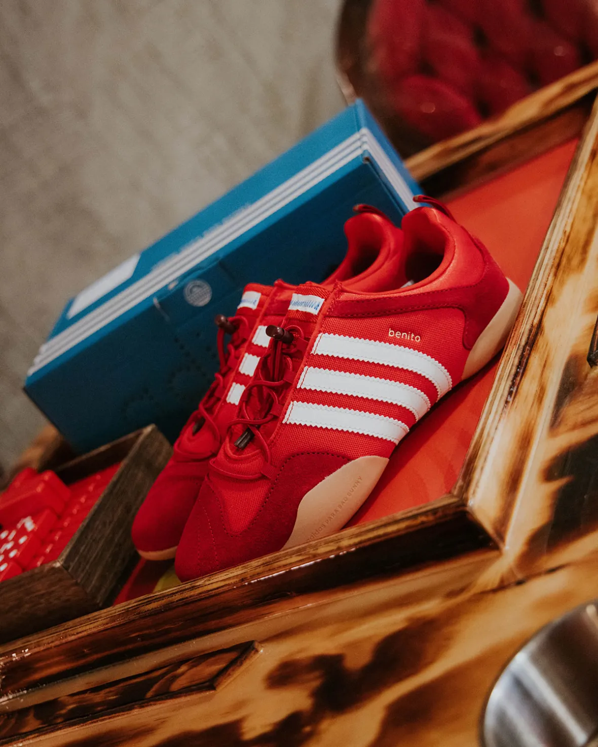 Bad Bunny adidas Ballerina Flamboyan Red KI7916