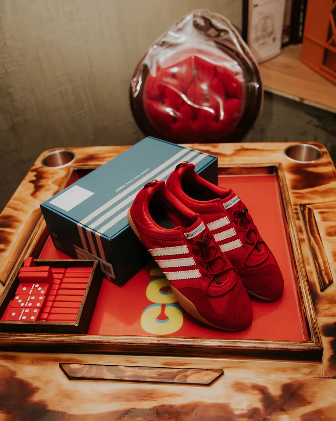 Bad Bunny adidas Ballerina Flamboyan Red KI7916