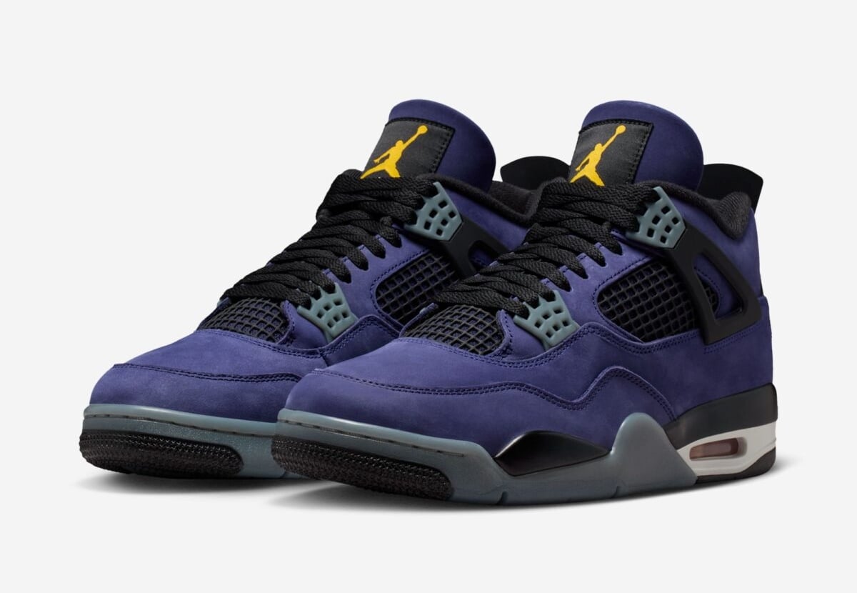 The Air Jordan 4 Gets a “Lakers” Look for March 2026