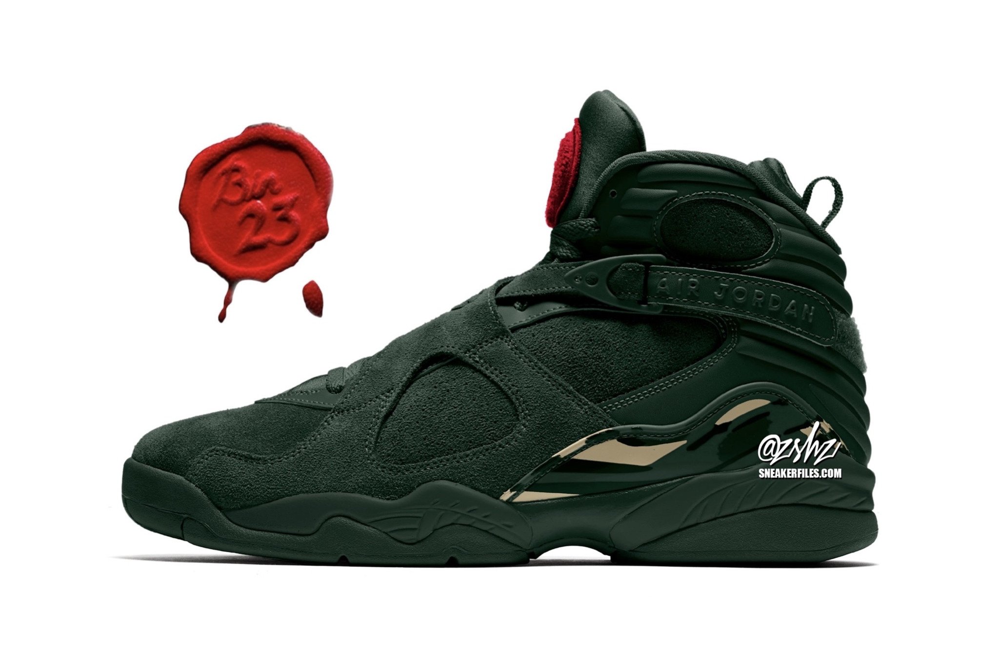 The Air Jordan 8 Gets a “Legion Pine” Color for 2026’s Bin 23 Series
