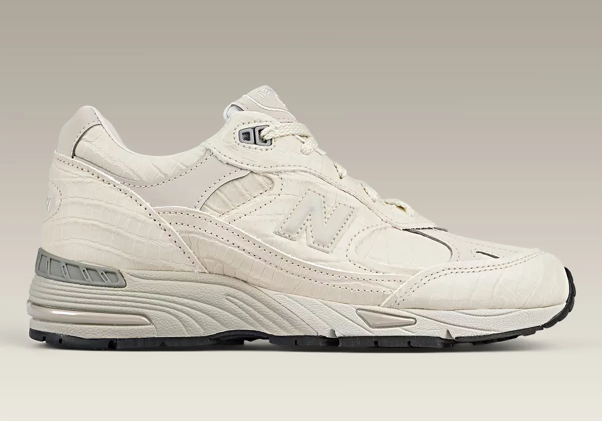 New Balance Dresses the Made in UK 991 in “Cream Croc” Leathers