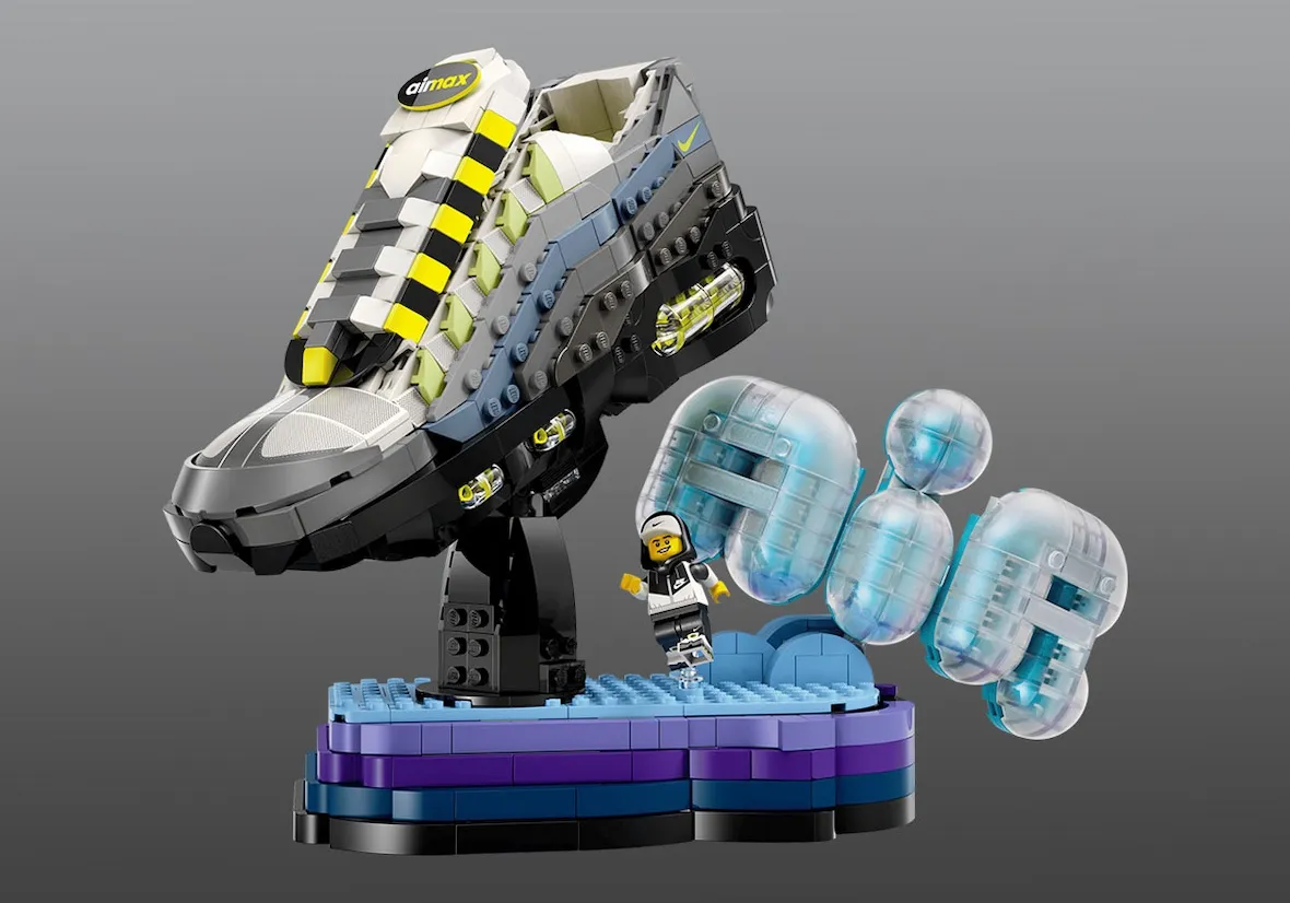 Lego and Nike’s Next Brick-Built Sneaker is the Air Max 95 “Neon”