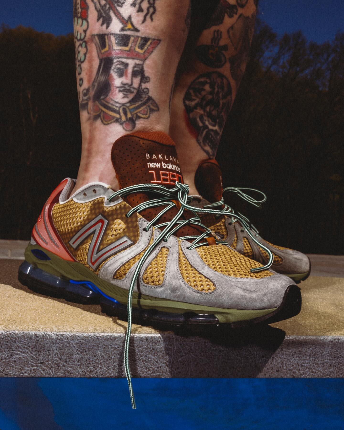 Action Bronson Teases a Third Baklava x New Balance 1890 Colorway in Grey/Gold