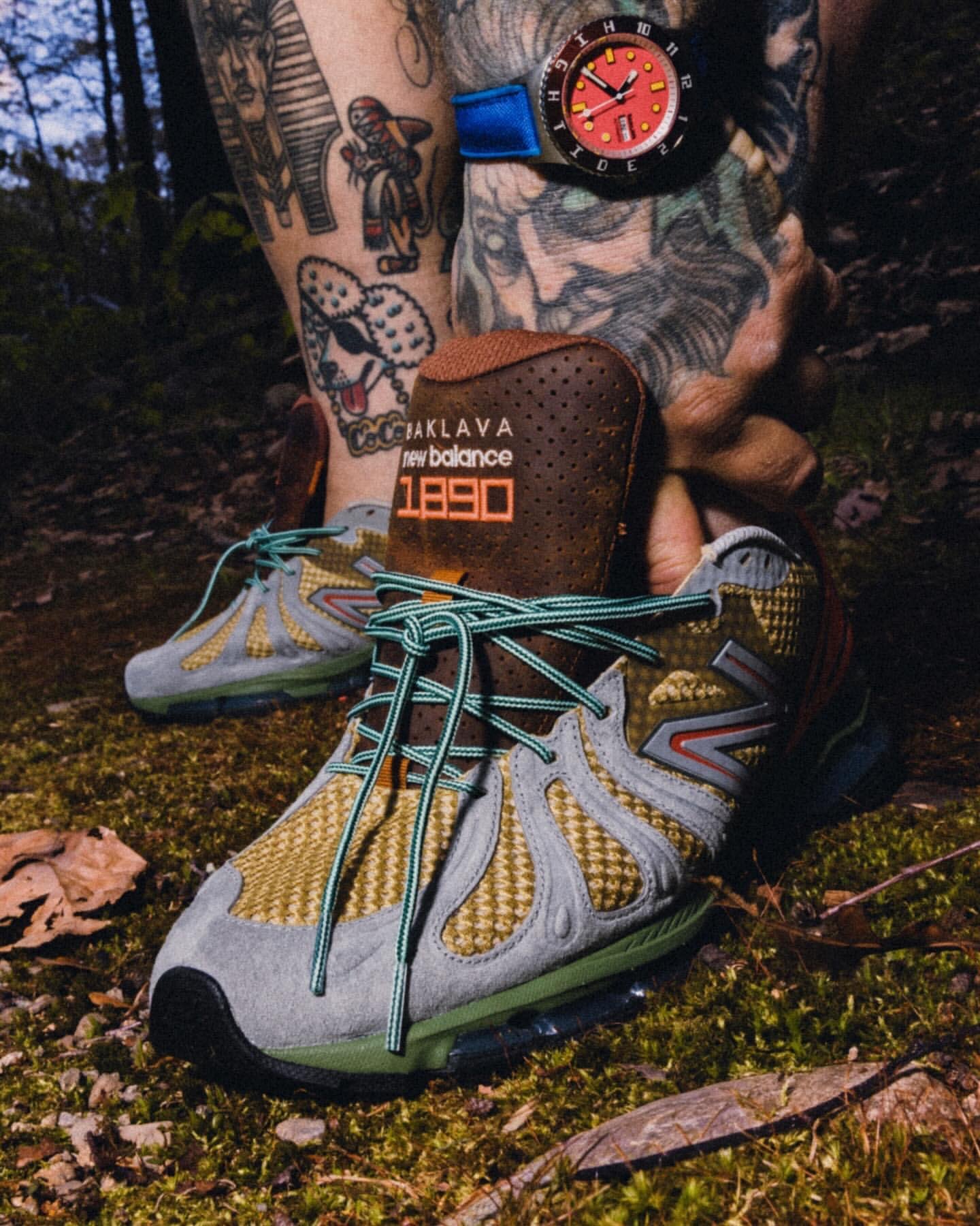 Action Bronson Teases a Third Baklava x New Balance 1890 Colorway in Grey/Gold