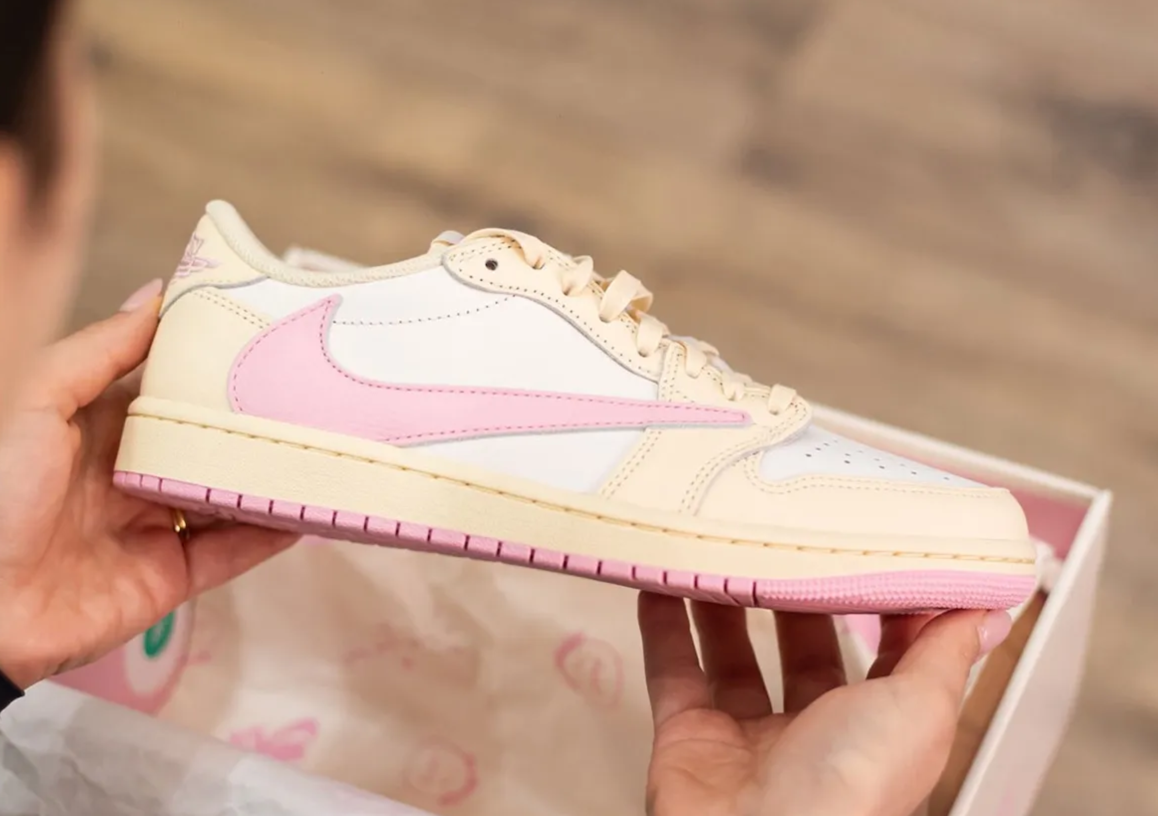 Travis Scott x Air Jordan 1 Low “Shy Pink” Releases in May 2026