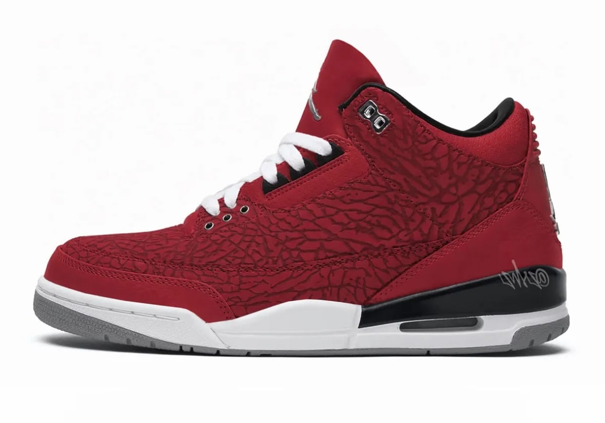 Air Jordan 3 Red Flip Super Bowl JA7983-636