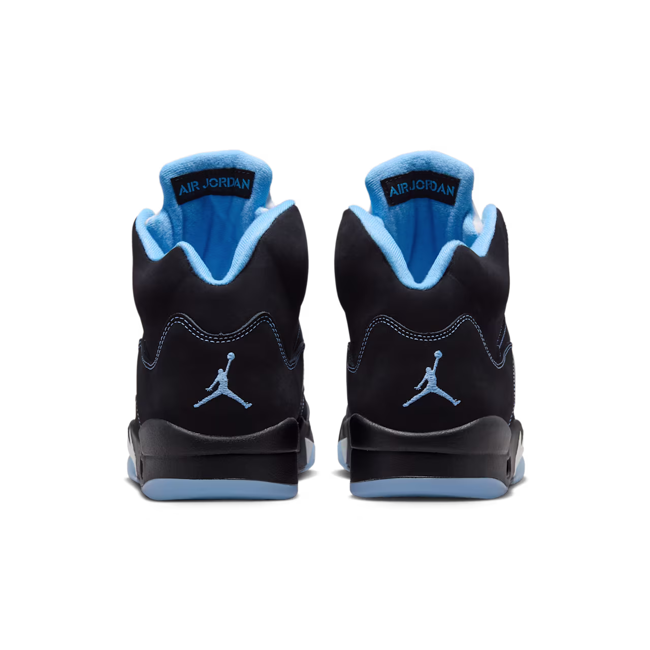 Air Jordan 5 Black Carolina Black And University Blue DD0587-008