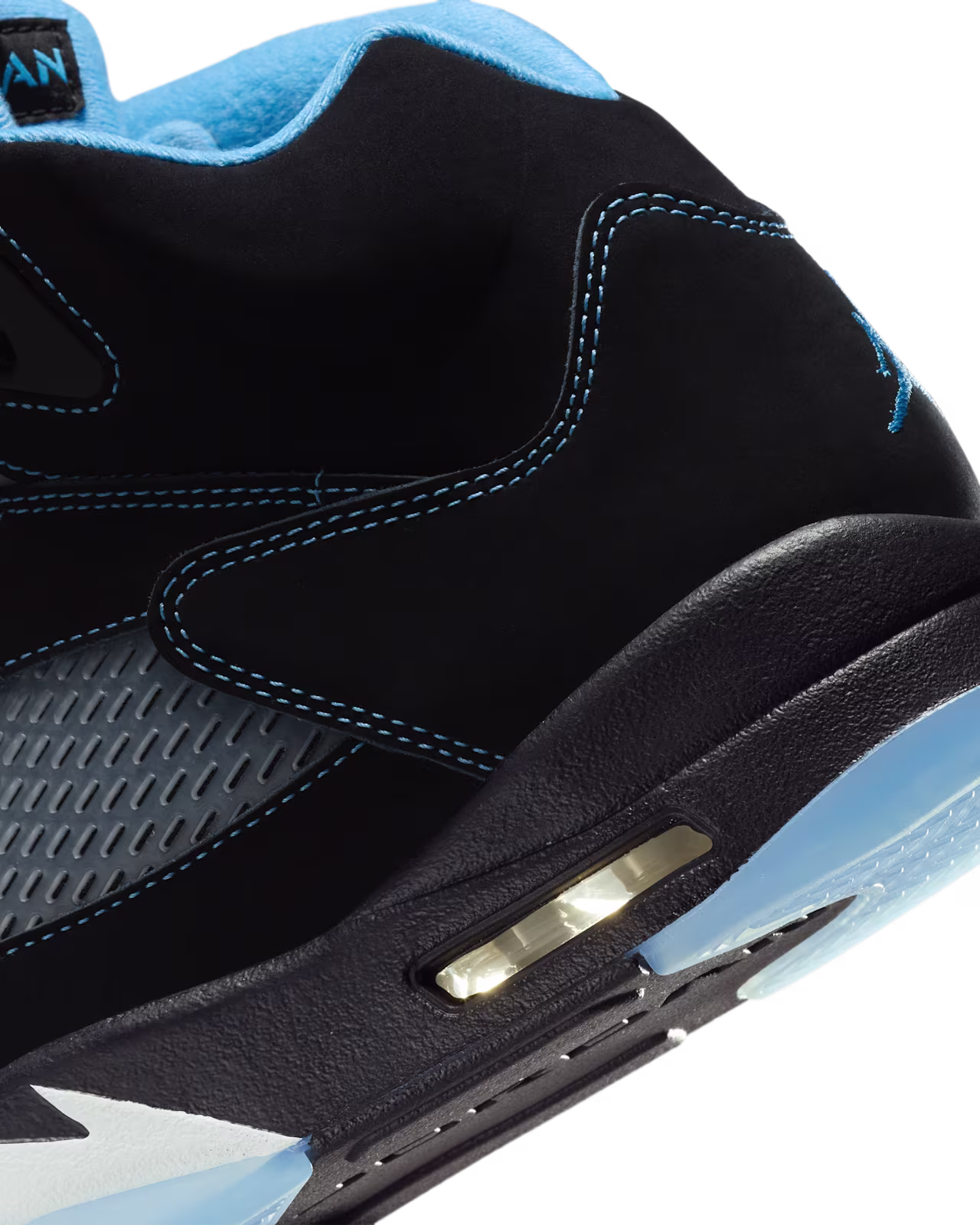 Air Jordan 5 Black Carolina Black And University Blue DD0587-008