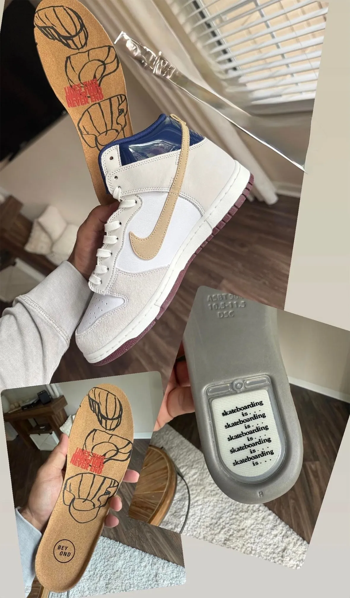 Beyond Nike SB Dunk High IU4491-100