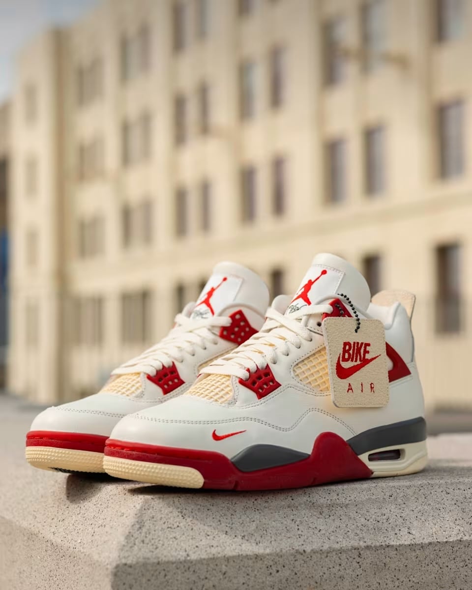 Bike Air x Nigel Sylvester x Air Jordan 4 Brick After Brick IQ8055-100