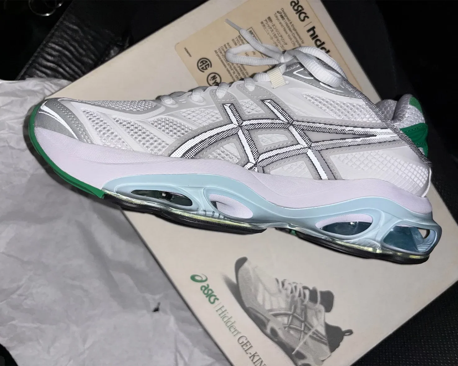 Hidden NY’s Asics GEL-Kinetic 2.0 Surfaces Early in the Hands of a Customer