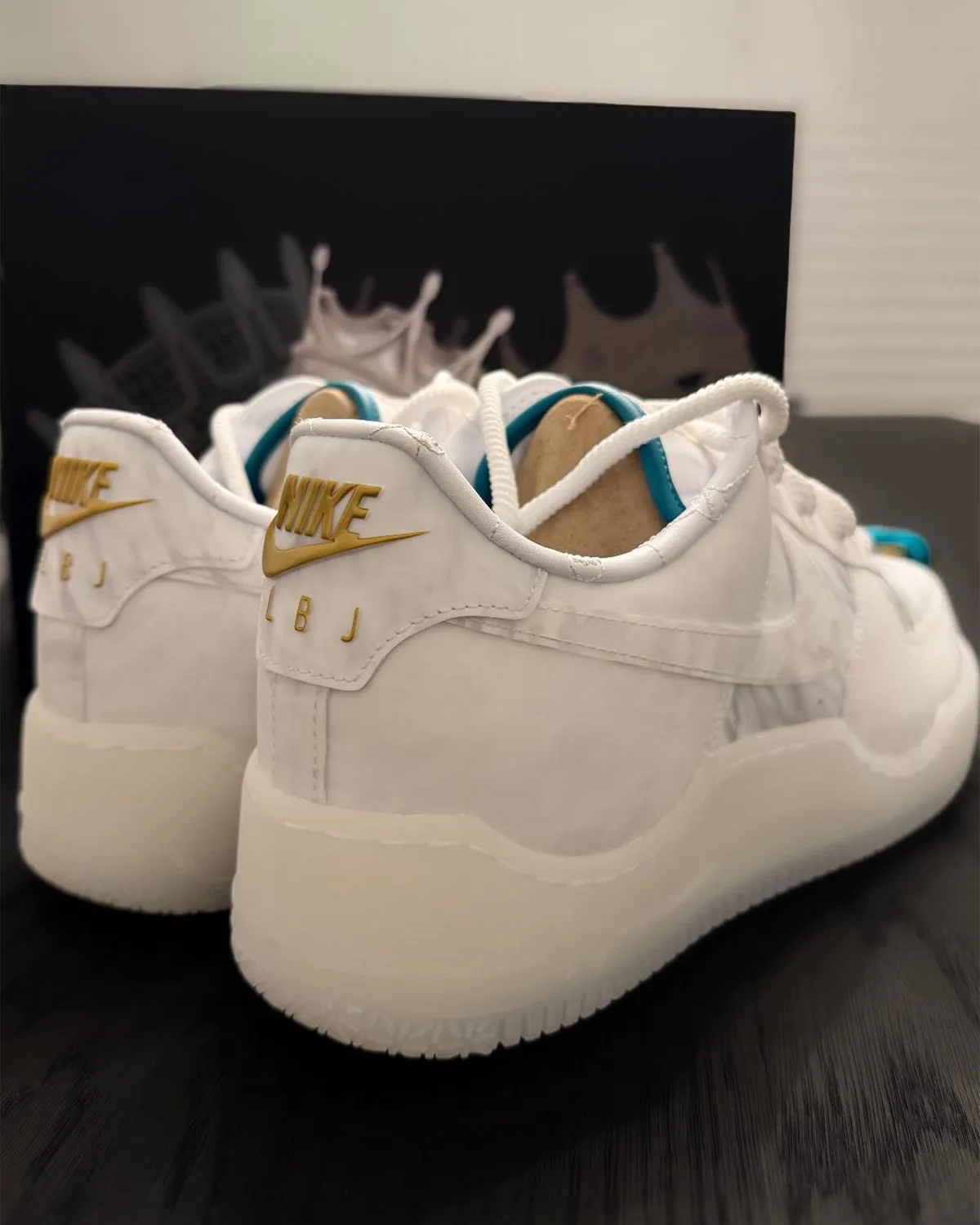 LeBron Nike Air Force 1 Marble