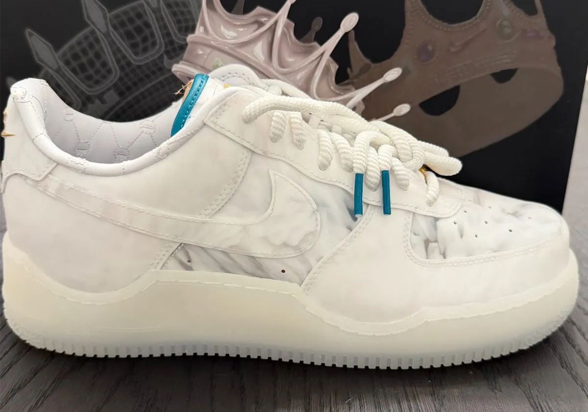 LeBron’s Signature Style of the Nike Air Force 1 Surfaces in a “Marble” Look