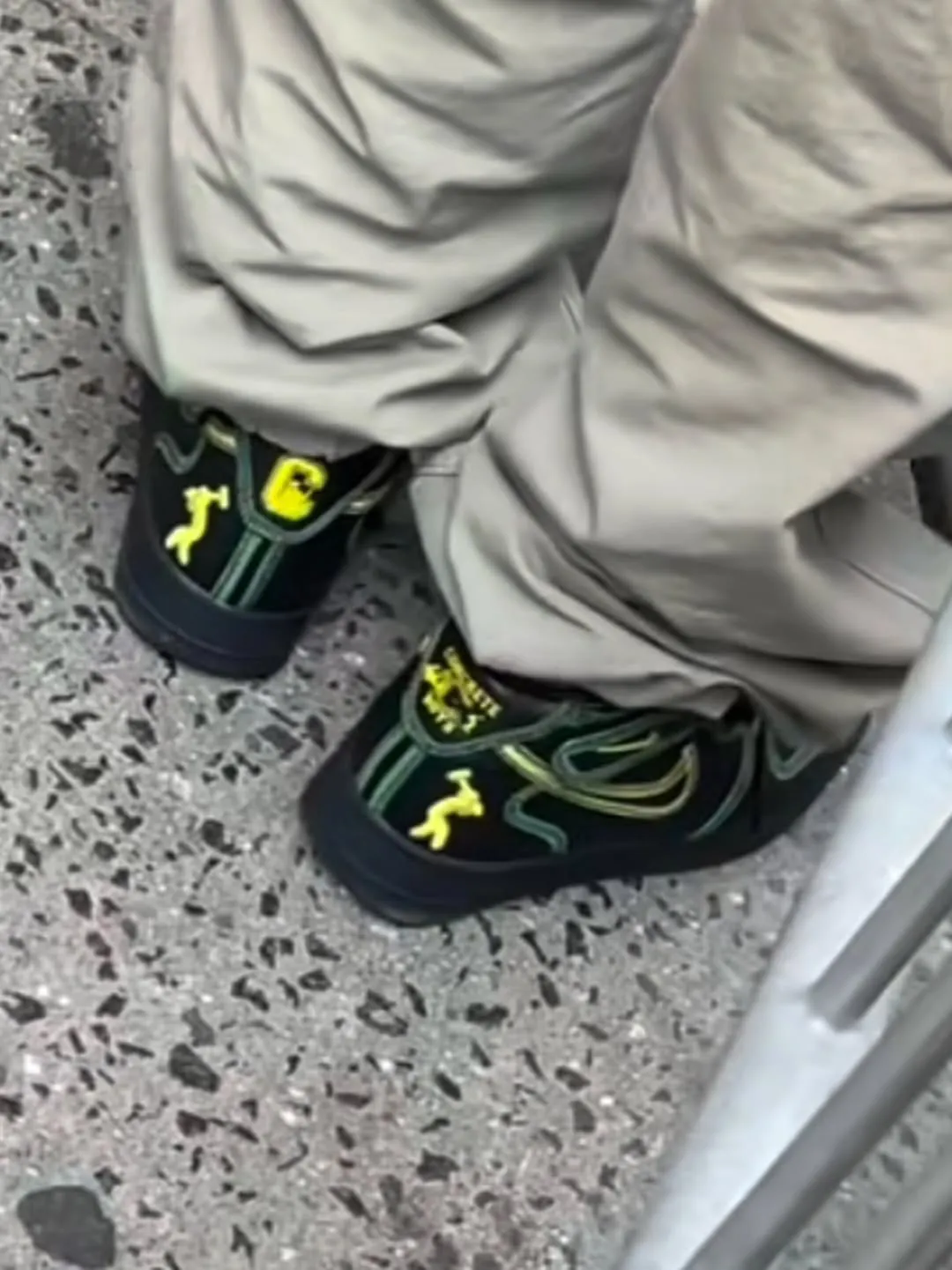 Concrete Boys Nike Air Force 1 Mid Neon