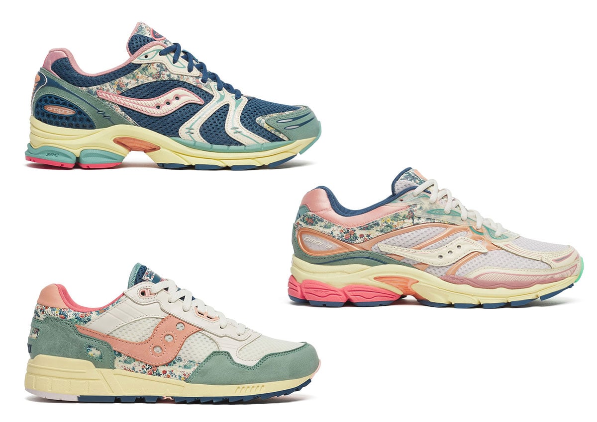 Saucony’s Floral “Kissaten” Pack Lands This Week