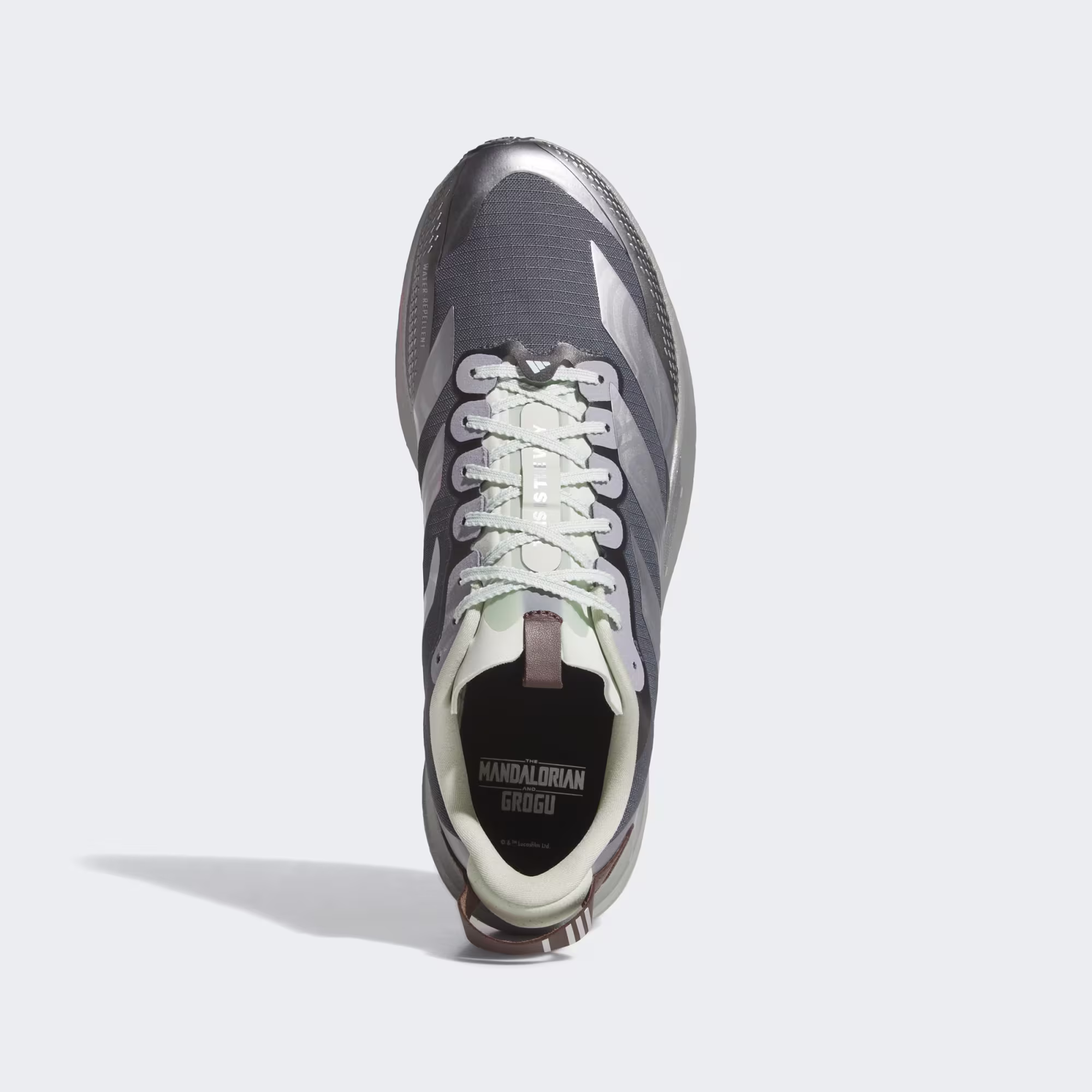 adidas Star Wars Mandalorian And Grogu Adizero Evo Sl Atr Shoes Grey KI5668 02 Standard