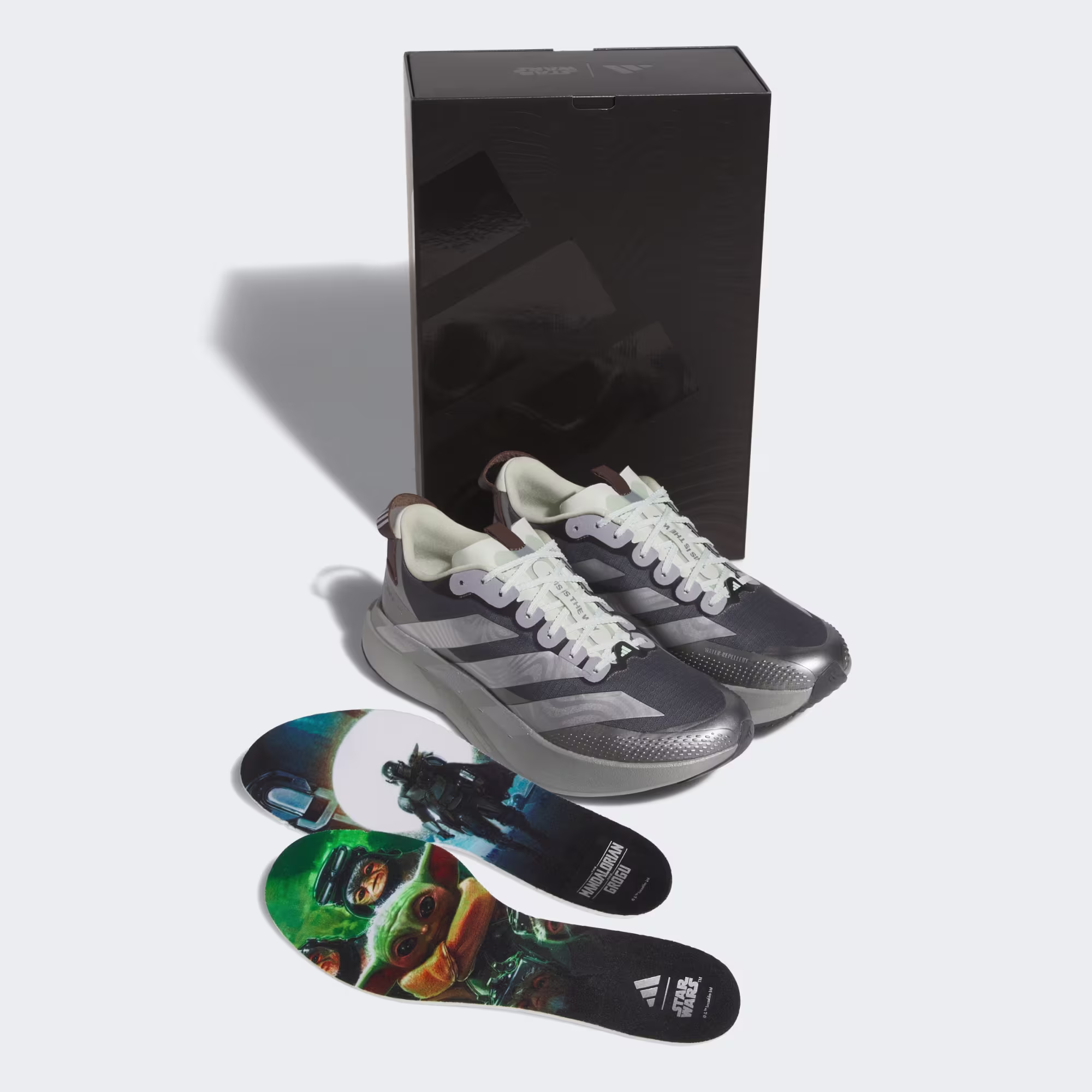 adidas Star Wars Mandalorian And Grogu Adizero Evo Sl Atr Shoes Grey KI5668 14 Hover Standard