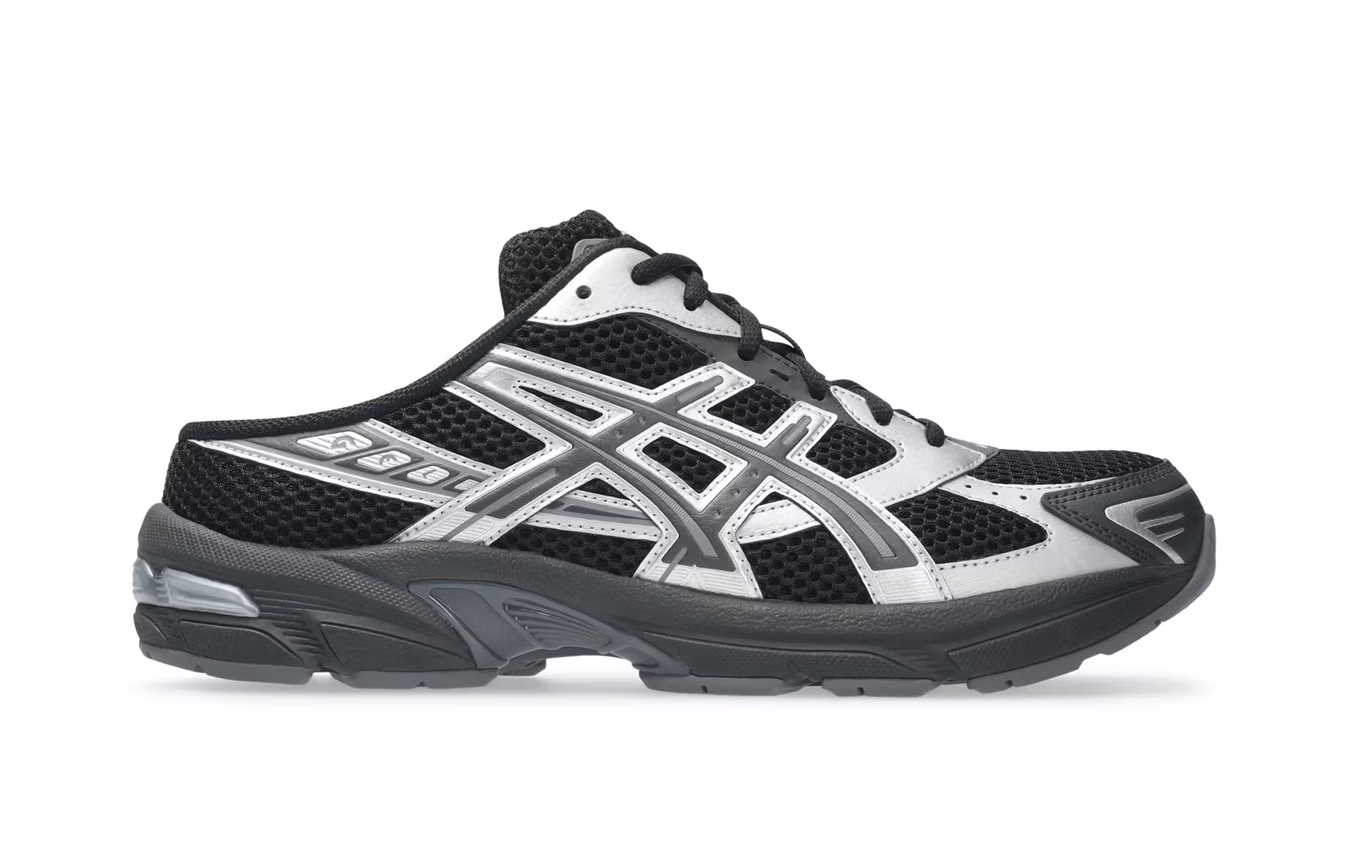 ASICS Gel 1130 Black Silver Mule 1203b048 001 0