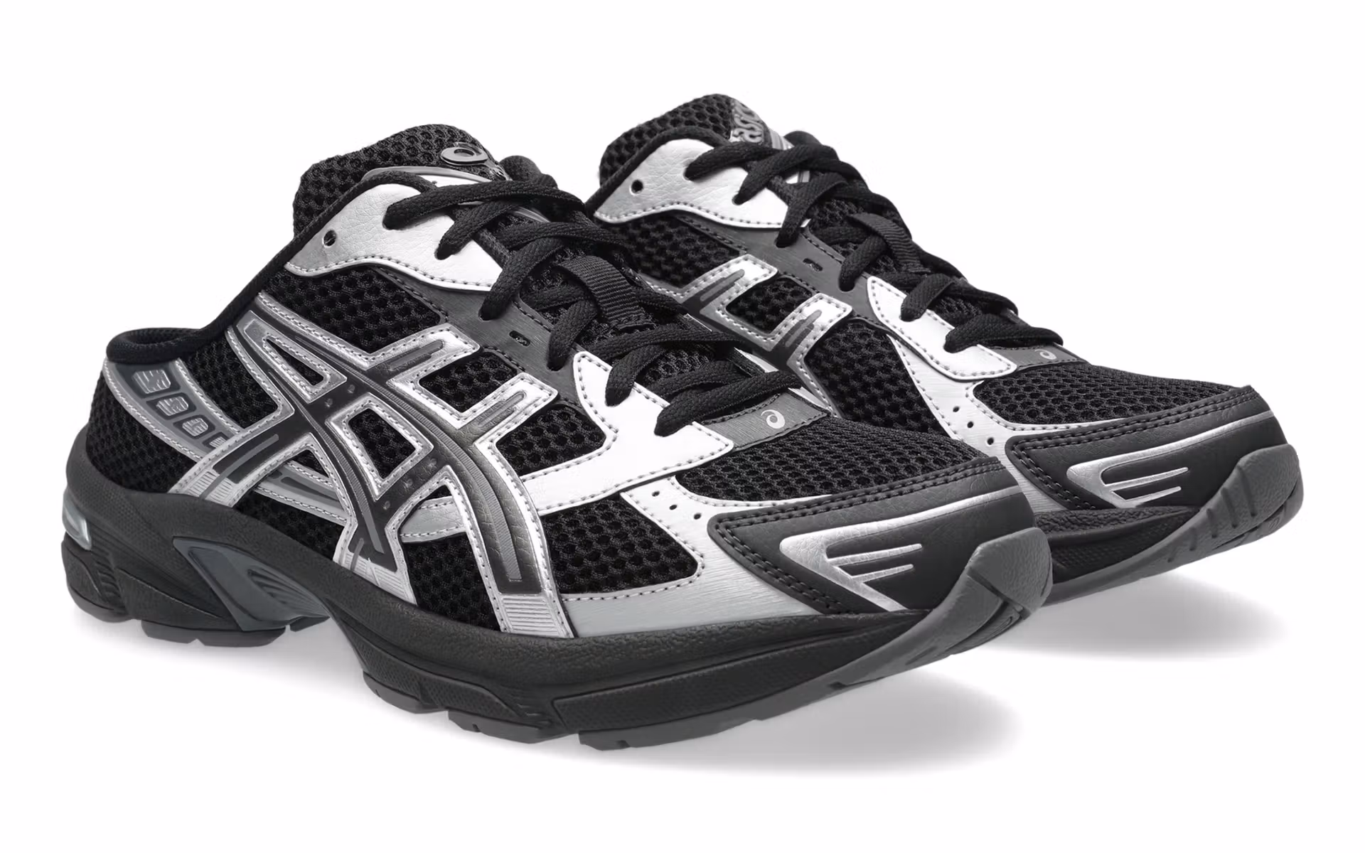 ASICS Gel 1130 Mule Black Silver 1203b048 001 01