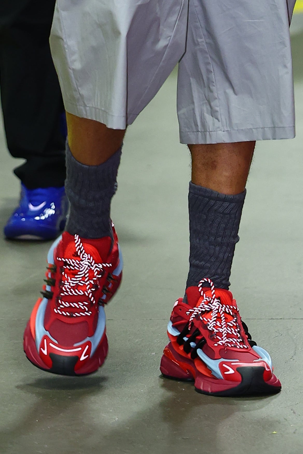 James Harden Debuts a Bold Red Pair of Pharrell's adidas Jellyfish