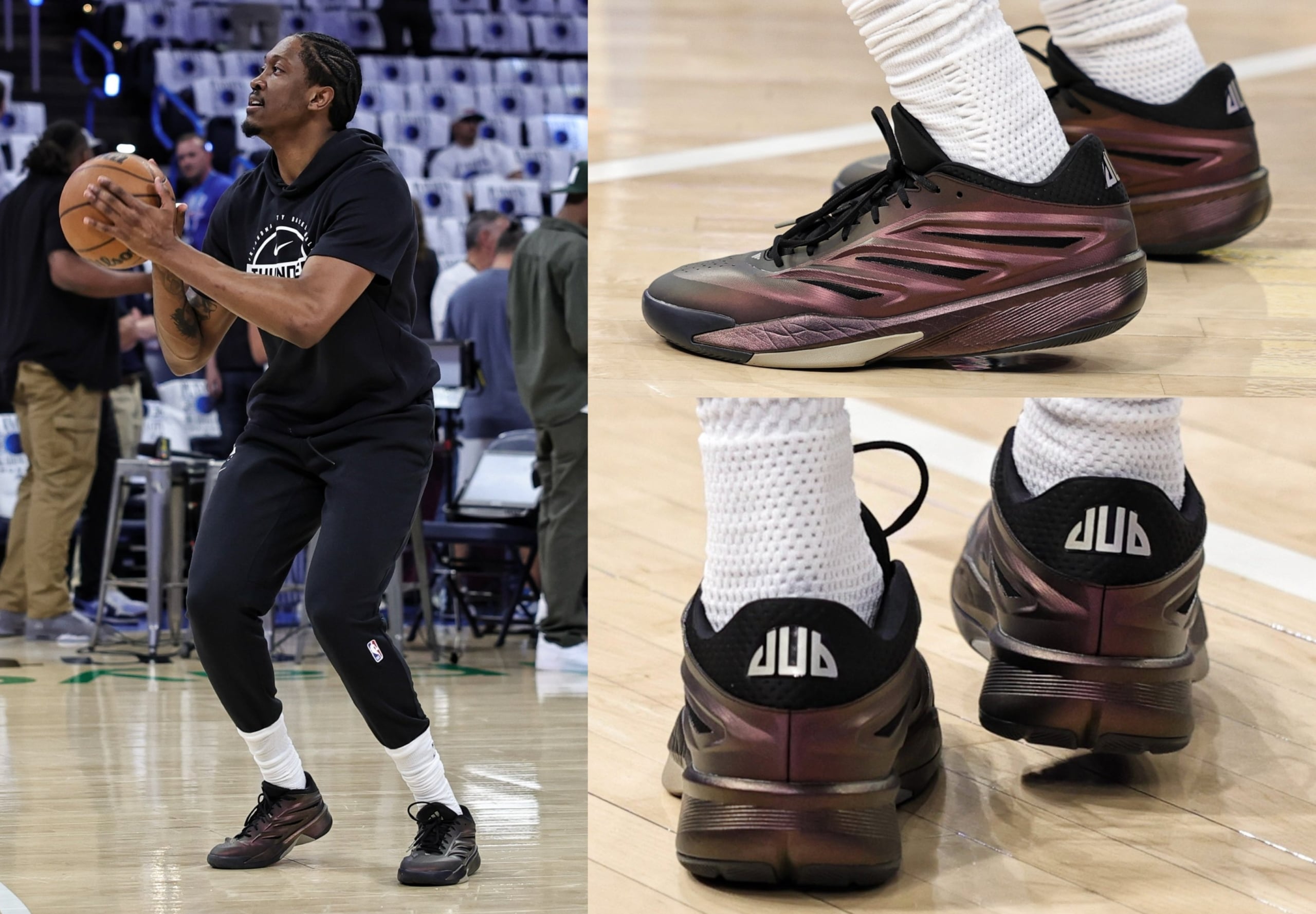 Jalen Williams Breaks In A Bronze adidas Crazy Energy Execution PE