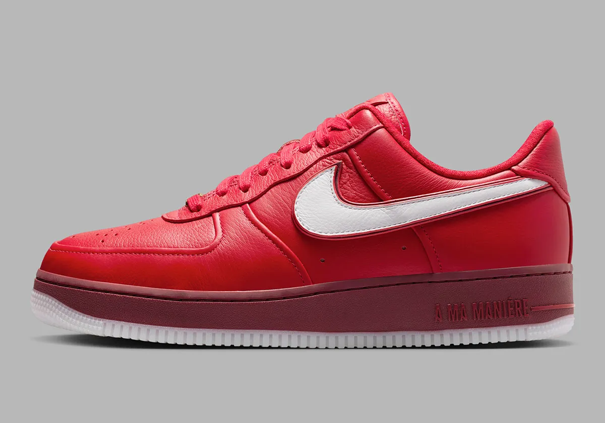 A Ma Maniere Nike Air Force 1 University Red Team Red IO1543-600 11