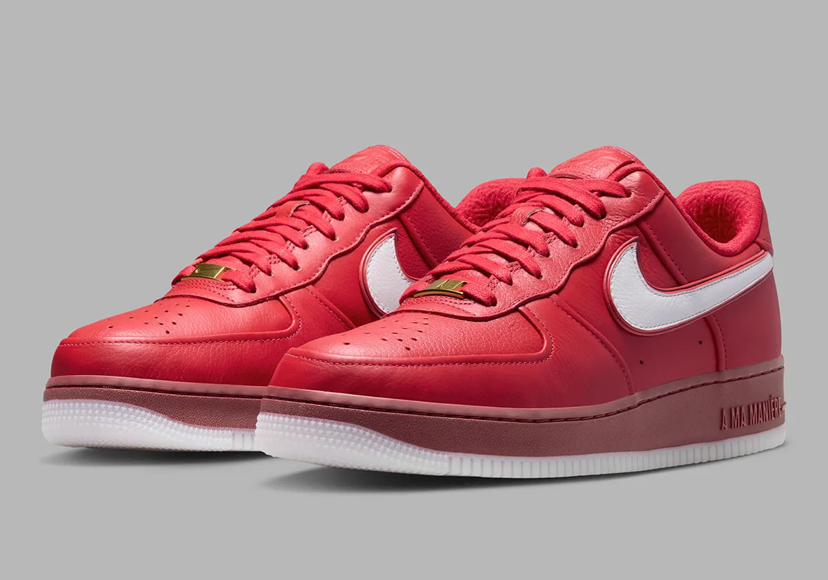 A Ma Maniere Nike Air Force 1 University Red Team Red IO1543-600 3