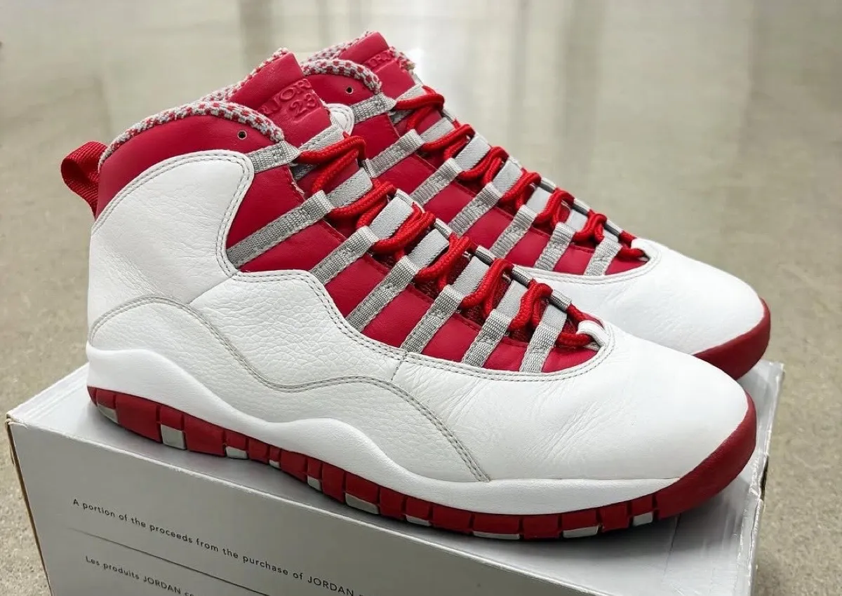 The Air Jordan 10 “Red Steel” Returns Next Year for the First Time Since 2005