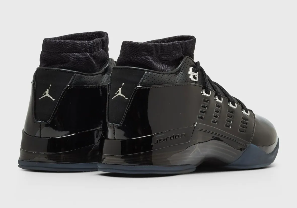 Air Jordan 17 Low Black Patent IV7640-001 Release Info 3 1