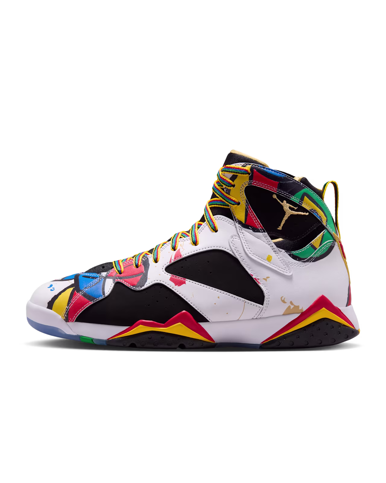 Air Jordan 7 Retro Miró White And Multi Color IQ6573-100