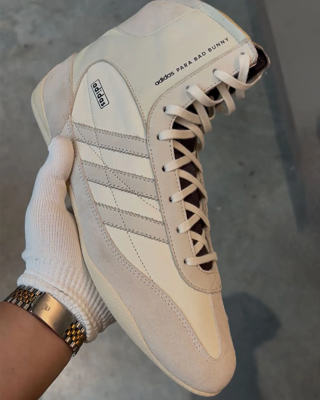 Bad Bunny adidas Heritage High Ivory Off-White LC1824