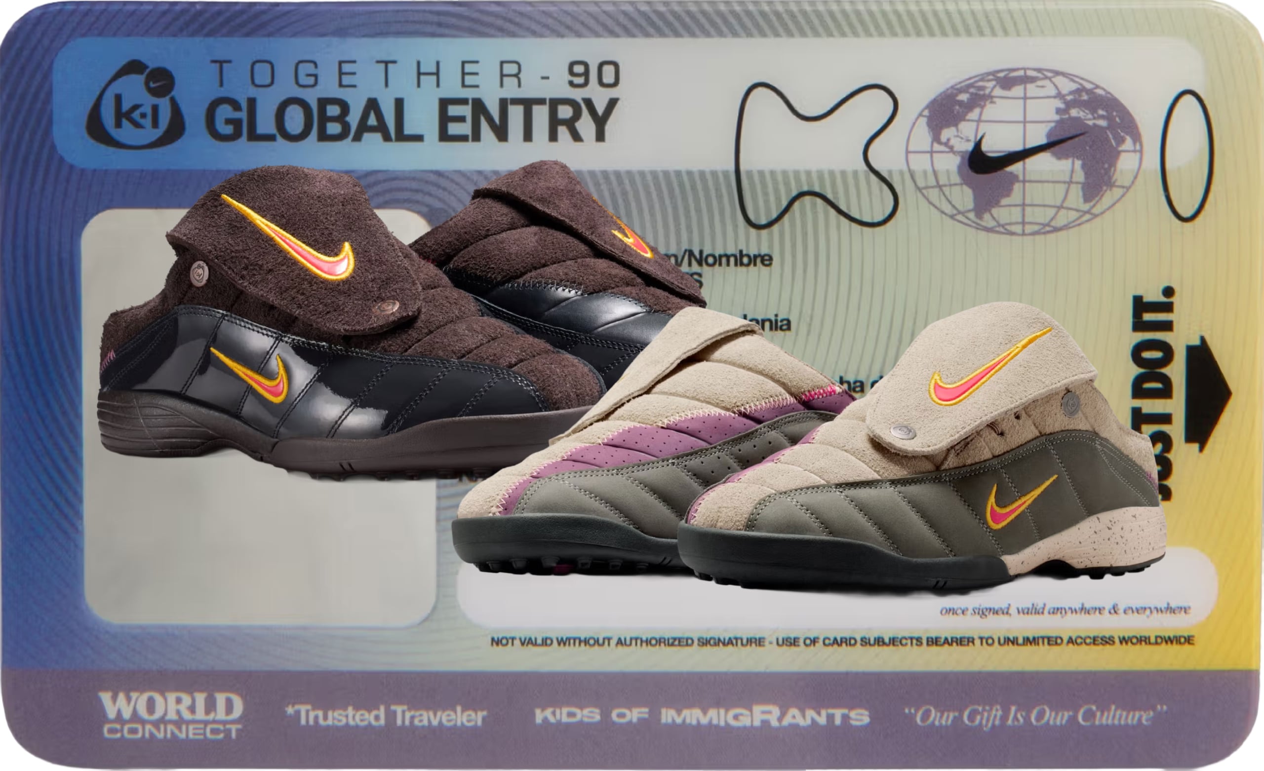 Kids of Immigrants’ Nike T90 Mule Pack Raffles are Open Now