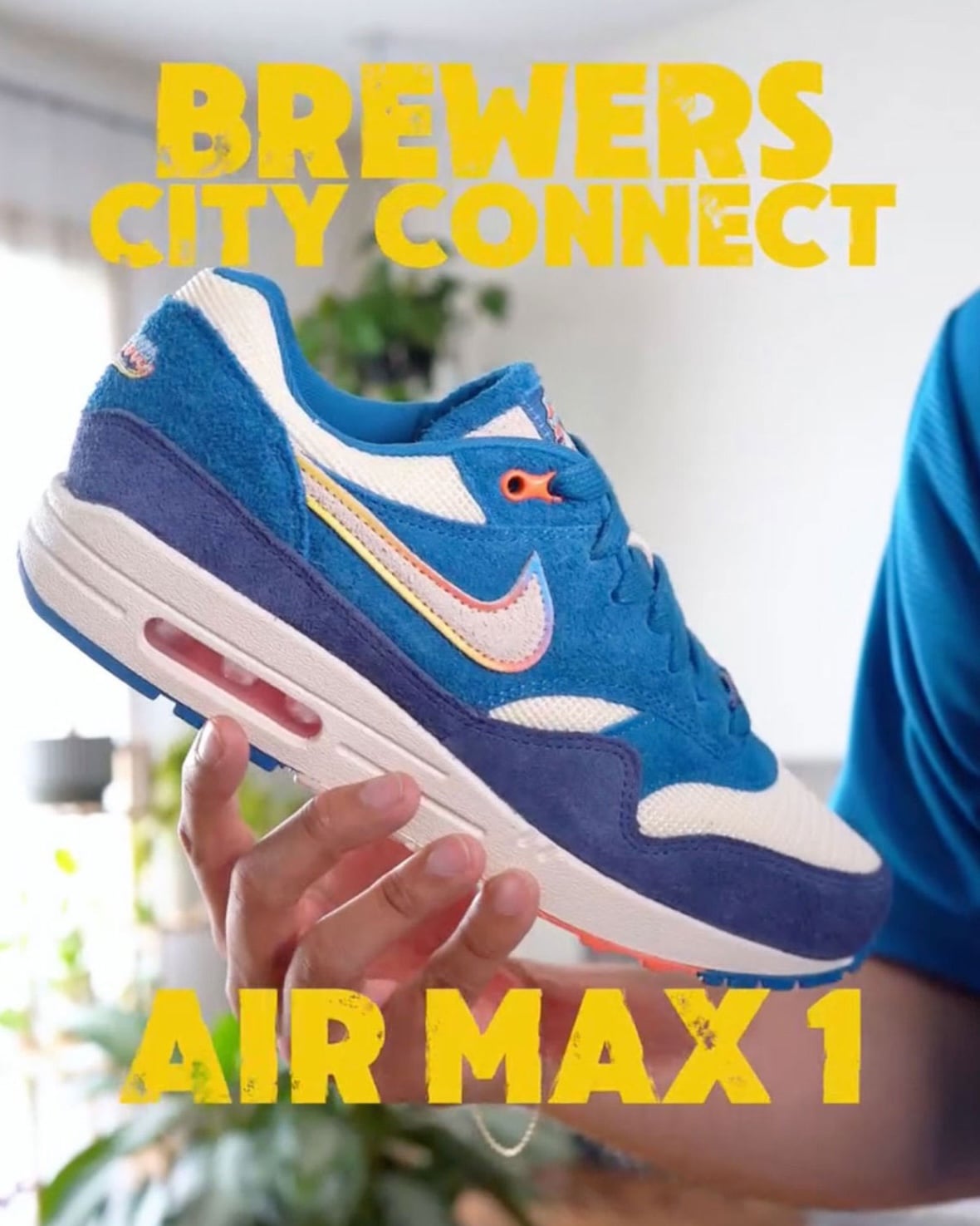 Nike Air Max 1 City Connect Milwaukee Brewers 4